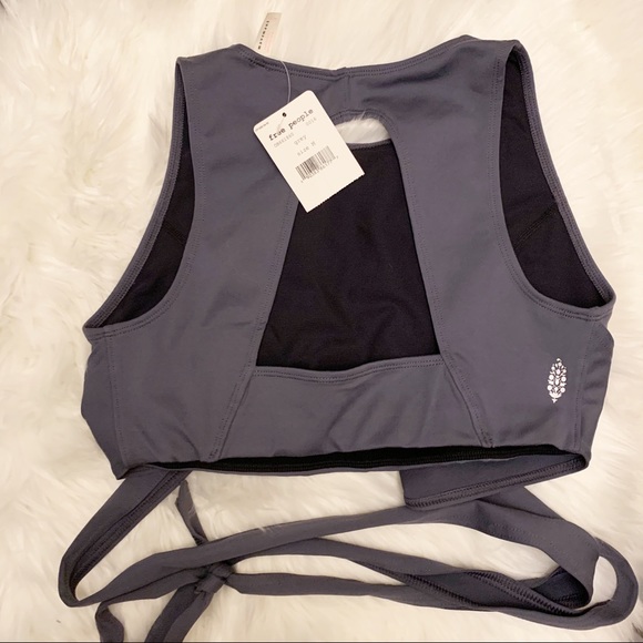 NWT Free People Aerial top sz M gray - Picture 4 of 5